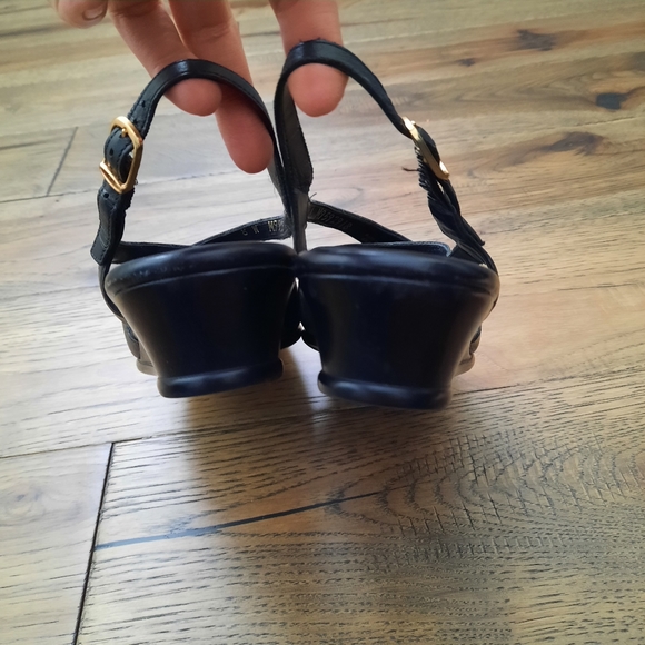 SAS Caress Tripad Comfort Cross Strap Wedge Sandal Black Size 8 - Picture 3 of 16